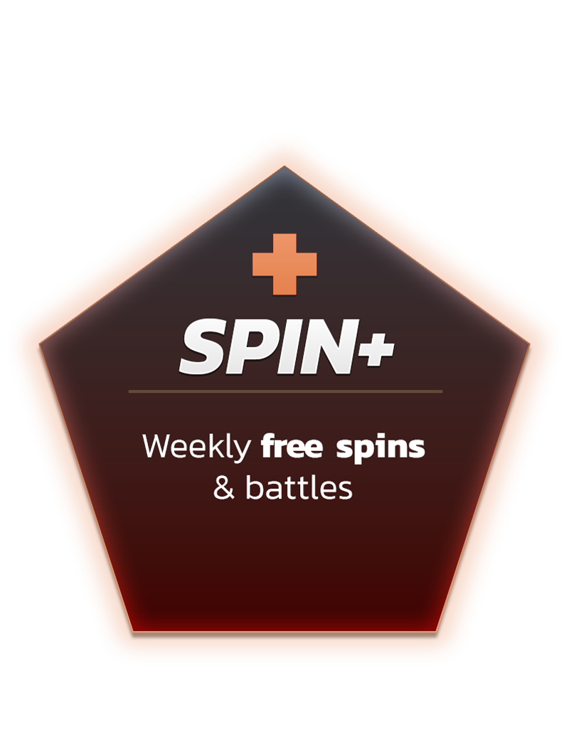 SPIN+ – Weekly free spins & battles